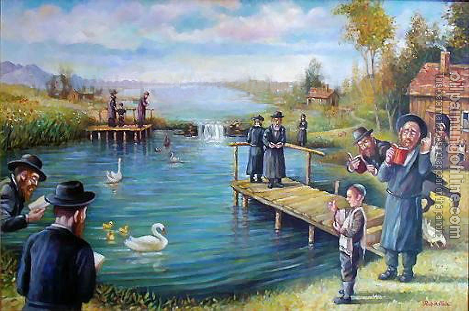 Oil Painting Reproduction - Jewish art